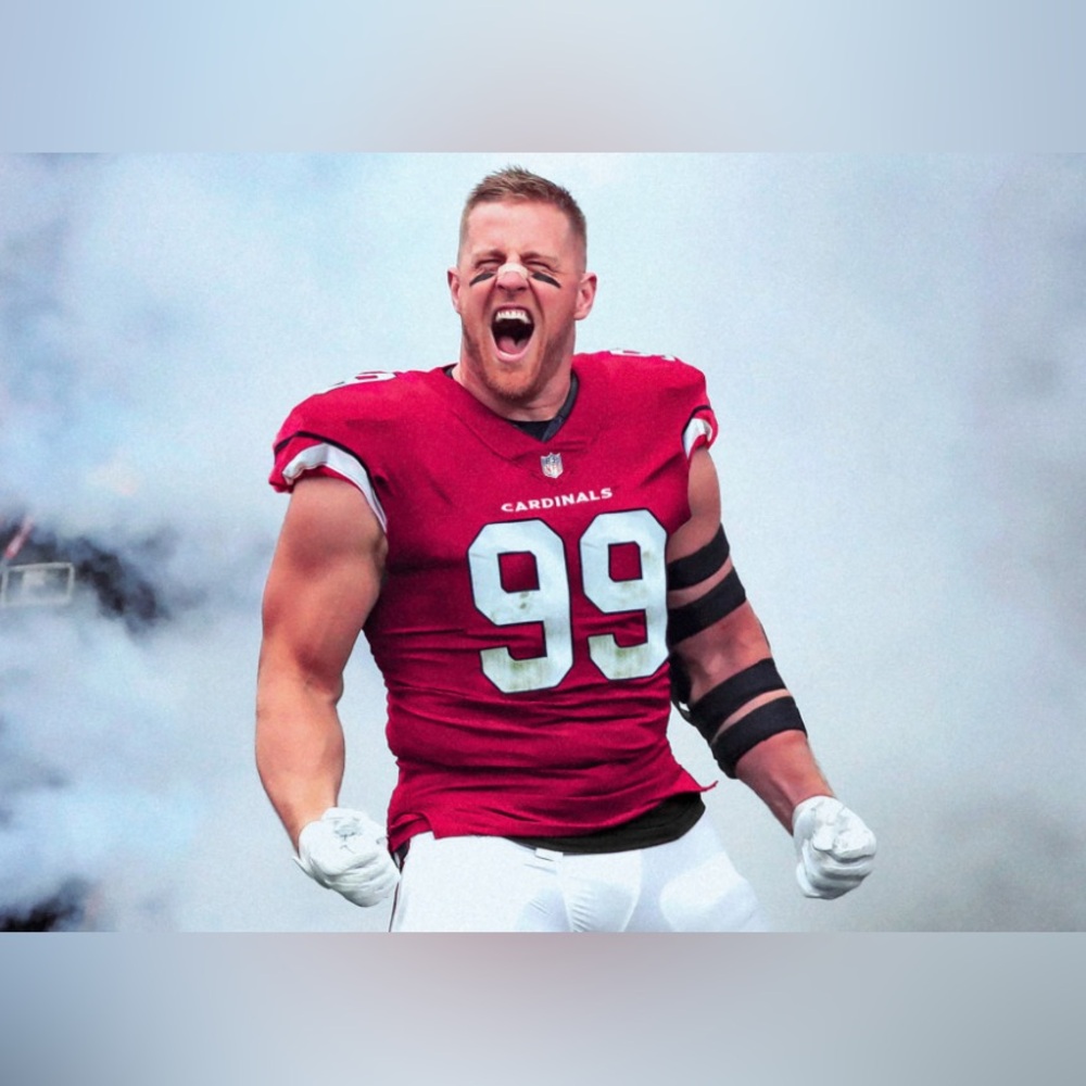 Nike Authentic Arizona Cardinals J.J. Watt #99 NFL Red Jersey Women’s Sz: XL - Picture 3 of 10